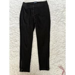 J. McLaughlin Women’s Sz. 6 Black Ankle Zip Jeans. Grt. Shape